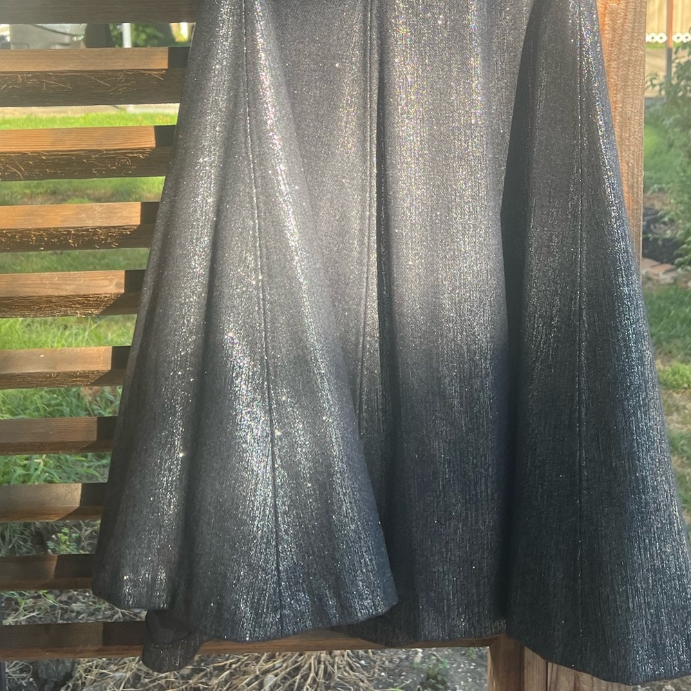 Nordstrom GUNMETAL Strapless Formal Prom Wedding Cocktail Occasion Event Party - Picture 6 of 13